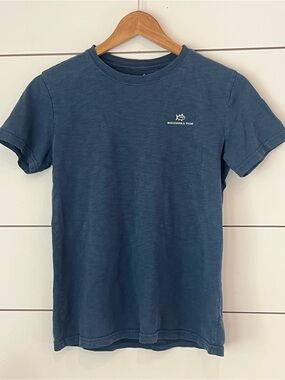 Southern‎ Tide Boys Short-Sleeve Tee - Slate Blue large 12/14 100% cotton